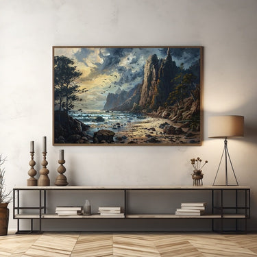 Stormy Landscape Painting